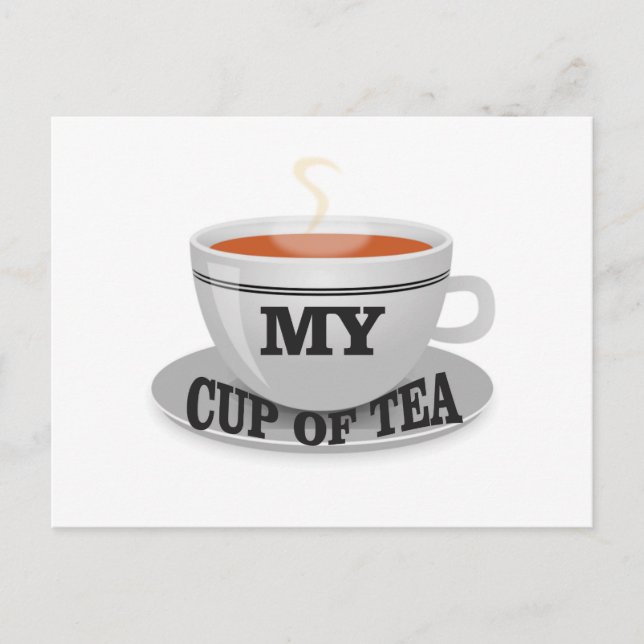 my cup of tea yeah postcard (Front)