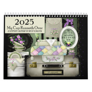 "My Cup Runneth Over" 2025 Scripture Calendar