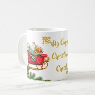 My Cuppa Christmas Cheer Santa Sleigh Presents
