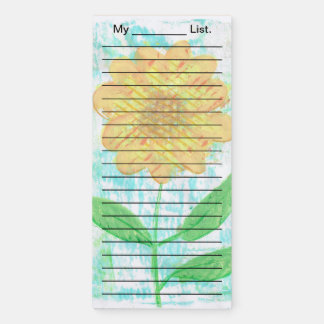 My Custom List, Abstract Daisy Notepads