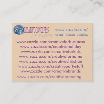 My Custom Zazzle Business Cards by CREATIVEforBUSINESS at Zazzle
