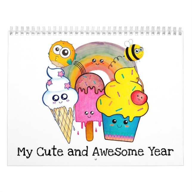 My Cute and Awesome Year! Calendar (Cover)
