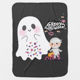 My Cute Happy Halloween Baby Blanket