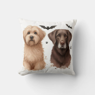 My Cute Pups Throw Pillow