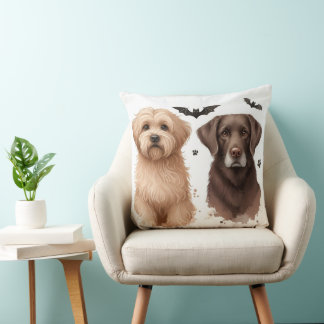 My Cute Pups Throw Pillow