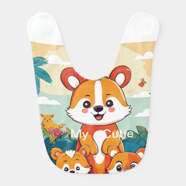 My cutie baby bib (Front)