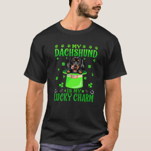 My Dachshund Is My Lucky Charm St. Patrick's Day T-Shirt