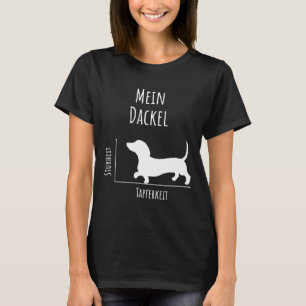 My Dachshund Stubbornness Bravery Sweet Dachshund T-Shirt