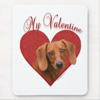 My Dachshund Valentine Mouse Pad