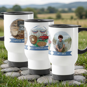 My Dad Coffee and All American Photo Travel Mug