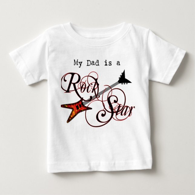 My Dad is a Rock Star Shirt (Front)