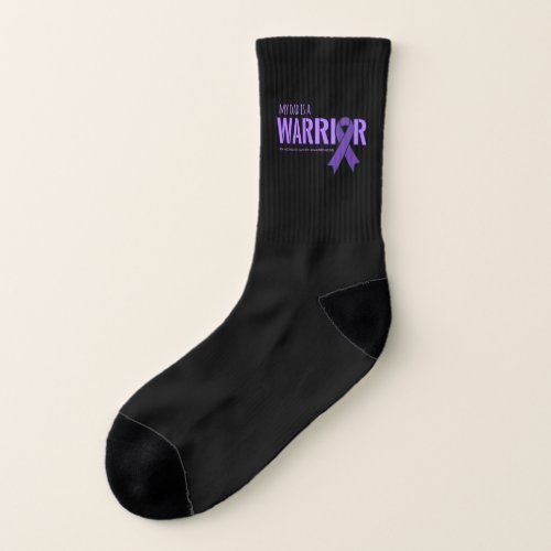 My Dad is a Warrior Pancreatic Cancer Awareness Socks