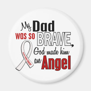 My Dad Is An Angel Lung Cancer Magnet