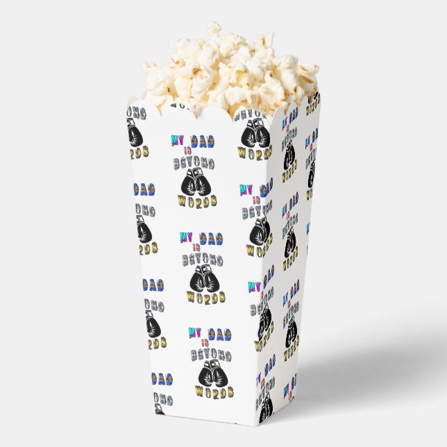 My Dad Is Beyond Words Favor Boxes (Popped)