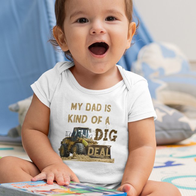 My Dad Is Kind of a DIG Deal Baby Bodysuit (Creator Uploaded)