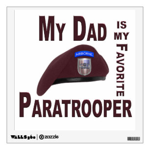 My Dad is my Favorite Paratrooper Wall Decal