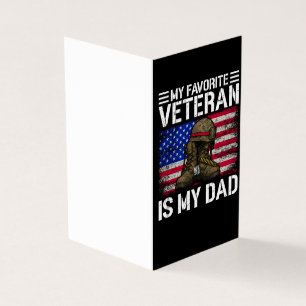 My Dad Is My Favorite Veteran Military Father Gift