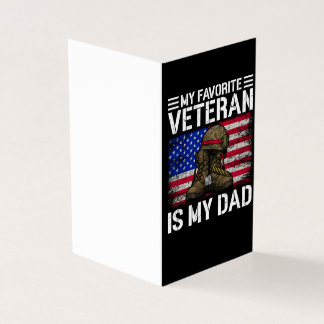 My Dad Is My Favorite Veteran Military Father Gift