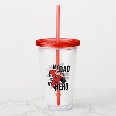 My Dad Is My Hero Acrylic Tumbler