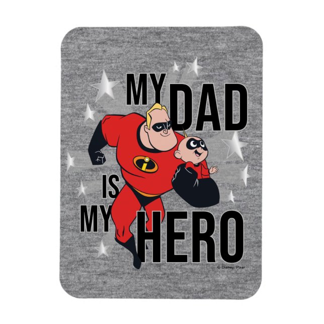 My Dad Is My Hero Magnet (Vertical)