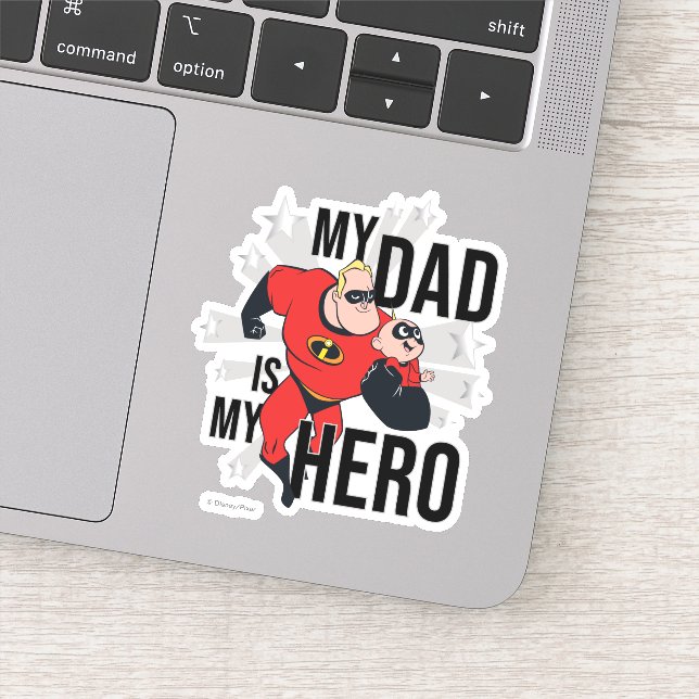 My Dad Is My Hero Sticker (Detail)