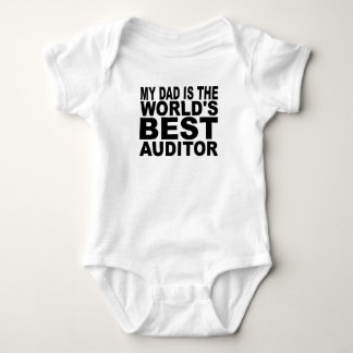 My Dad Is The World's Best Auditor Baby Bodysuit