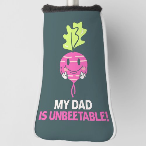 My dad is unbeetable Fathers day dad joke pun gag Golf Head Cover