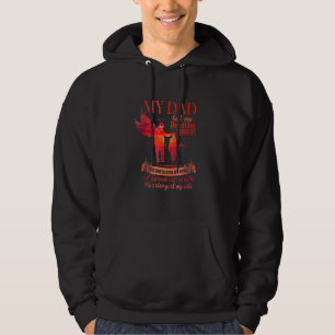 My Dad Left Me Beautiful Memories Angel Wings Memo Hoodie