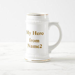 My Dad, My Hero Beer Stein