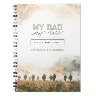 My Dad My Hero Deployment Gift for Dad from Kids Notebook