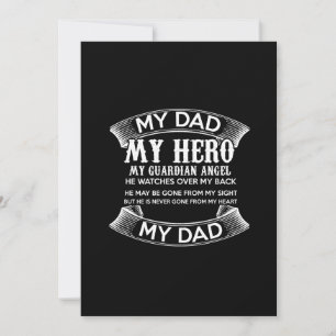 my dad my hero my guardian angel he watches over m invitation