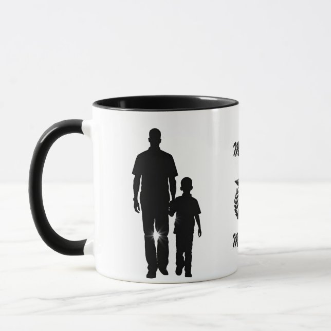 My Dad My Hero Silhouette 11 oz Mug (Left)