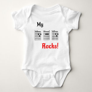 My DAD Rocks! Baby Bodysuit