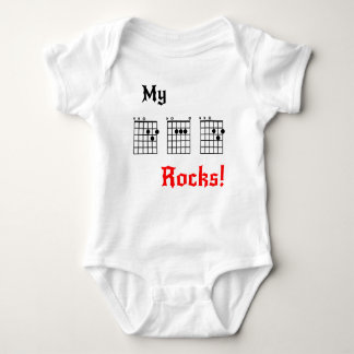 My DAD Rocks! Baby Bodysuit