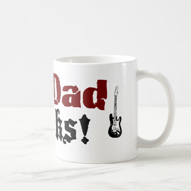 My Dad Rocks Coffee Mug (Right)