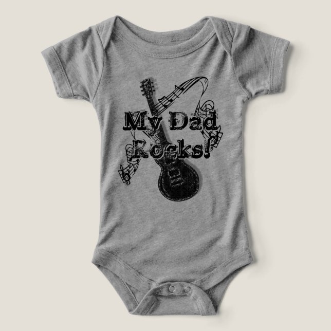 My Dad Rocks T-Shirt -  Gift for Dad Infant T-shirt (Design Front)