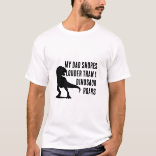 My Dad Snores - Mens Basic Tee