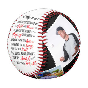 My Dad Thank You For Teaching Me Baseball 4 Photos