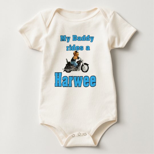 my daddy harwee baby bodysuit