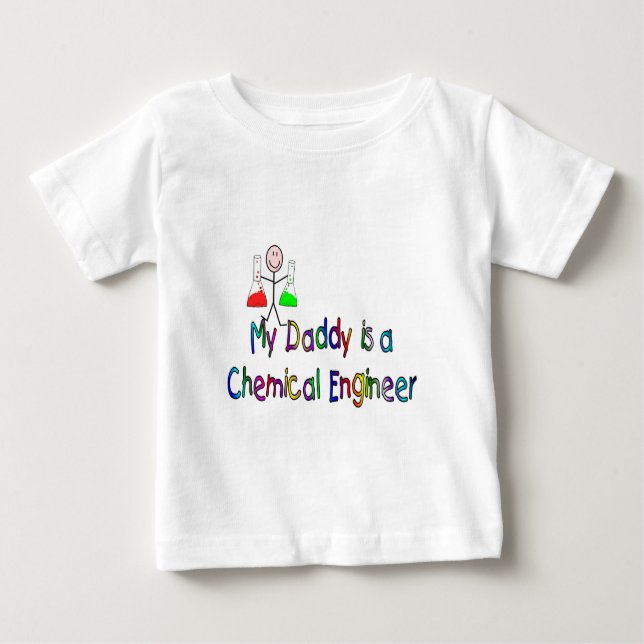 My Daddy is a Chemical Engineer Kids Shirts (Front)