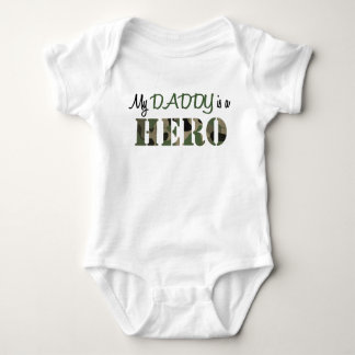 My DADDY is a HERO Baby Bodysuit