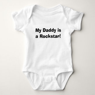 My Daddy is a Rockstar! Baby Bodysuit