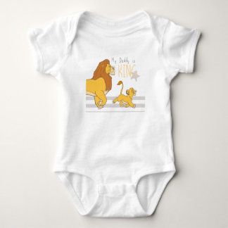My Daddy Is King Baby Bodysuit