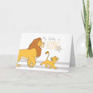 My Daddy Is King Card