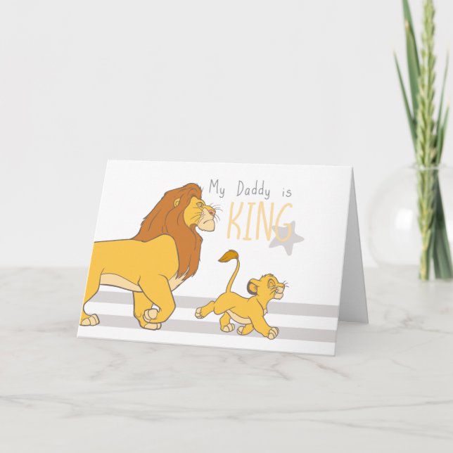 My Daddy Is King Card (Front)
