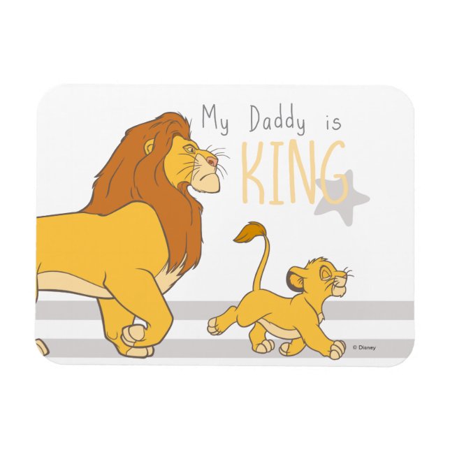 My Daddy Is King Magnet (Horizontal)