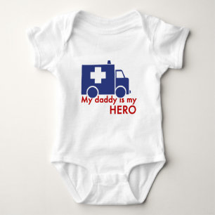 My Daddy Is My Hero Baby Bodysuit