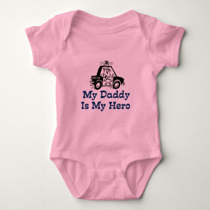 My Daddy Is My Hero Baby Bodysuit