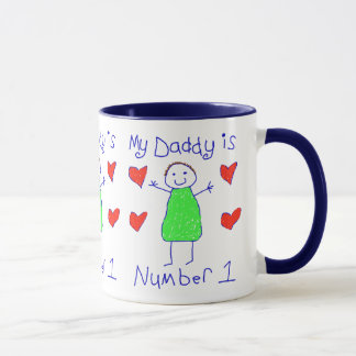 My Daddy Is Number 1 Mug