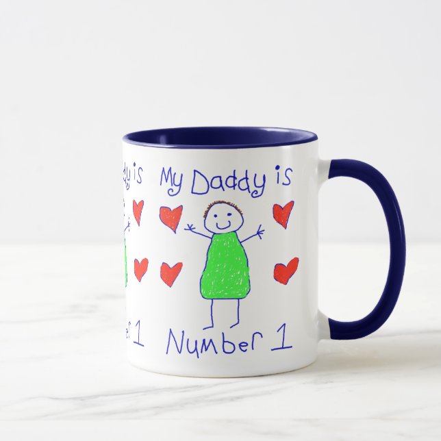 My Daddy Is Number 1 Mug (Right)